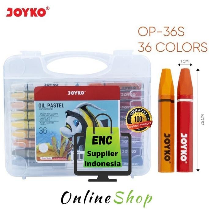 

JOYKO 36 W CRAYON OIL PASTEL 36 WARNA KRAYON MINYAK 36W PER SET CRAYON SET ANAK LENGKAP HALUS NYAMAN BAGUS BERKUALITAS BRAND OFFICIAL TERLARIS TERBARU TERMURAH UNIK COD