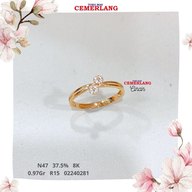 CINCIN EMAS DOUBLE 375 8K R15 0.97 02240281