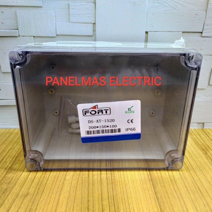 Produk JUNCTION BOX COVER TRANSPARAN 200X150X100MM IP66 DS-AT-1520 FORT