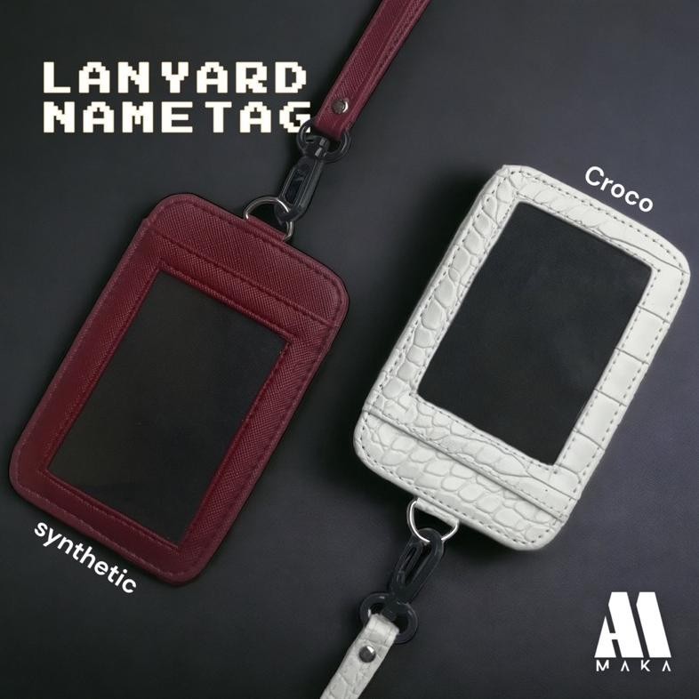 

Fg-87 Lanyard Nametag Id Card / Kalung Kartu Nama Identitas / Tempat Nametag Kantor Terlaris