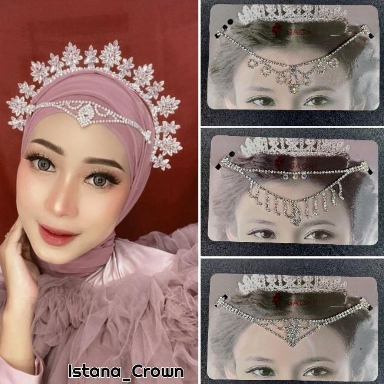 SALE Jodha Headpiece - Hiasan Kening Hijab - Aksesoris Wisuda / Bridesmaids Mayoret DISKON BESAR