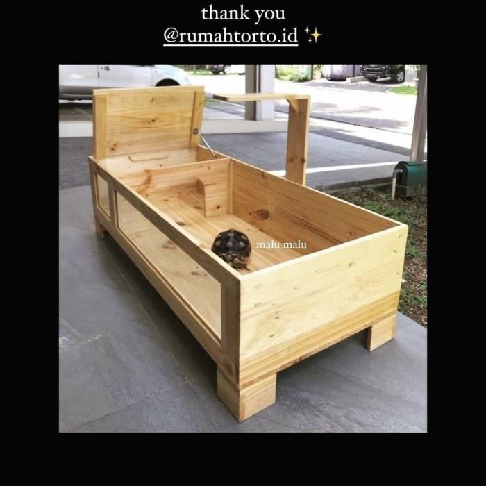 KANDANG REPTILE TERRARIUM JUMBO TORTO TABLE PANJANG 120