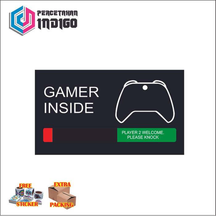

Grosir sign papan akrilik acrylic gamer inside Keren