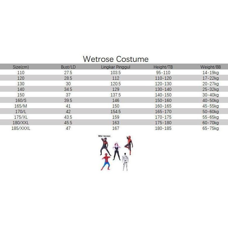 hj-77 Wetrose Spider Man Spiderman Spider-man Miles Gwen Spot Amazing Far From Home Cosplay Anak Ana
