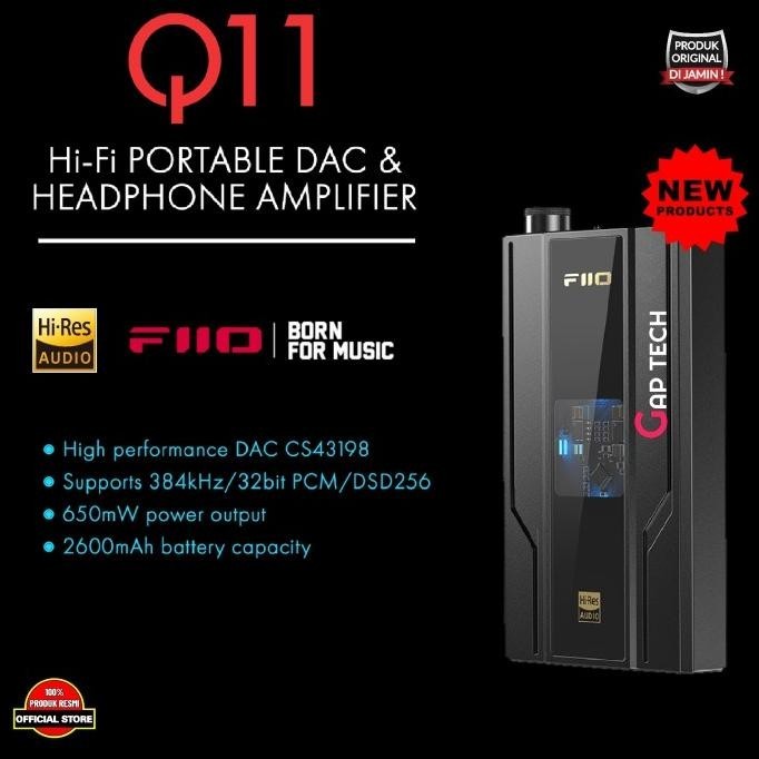 Fiio Q11 / Q 11 Portable Hi-Fi DAC and Headphone Amplifier / DAC AMP