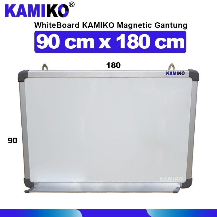 

Whiteboard 90 x 180 Kamiko magnetic gantung