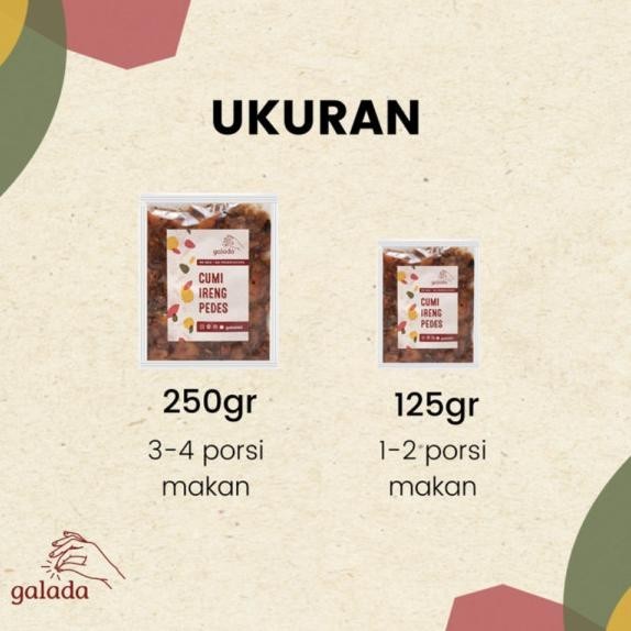 

Jual Cumi Bongkot Cumi Sambal Kecombrang Galada Ukuran 125gr Murah GS1