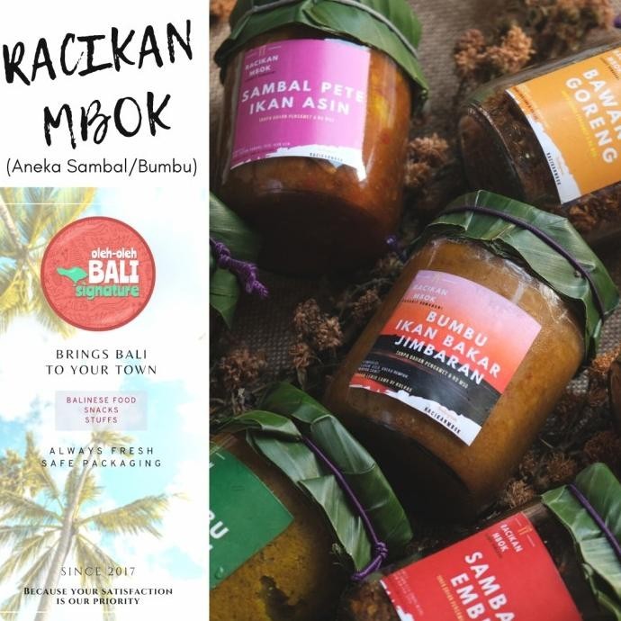 

Sambal Embe/Sambal Matah Bali/Pete Ikan Asin/Teri/Cumi Racikan Mbok GS1