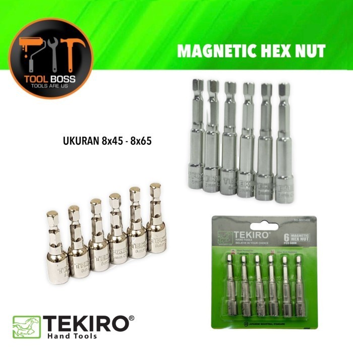 Produk MAGNETIK HEX NUT TEKIRO -MATA ROOFING TOOLS TEKIRO