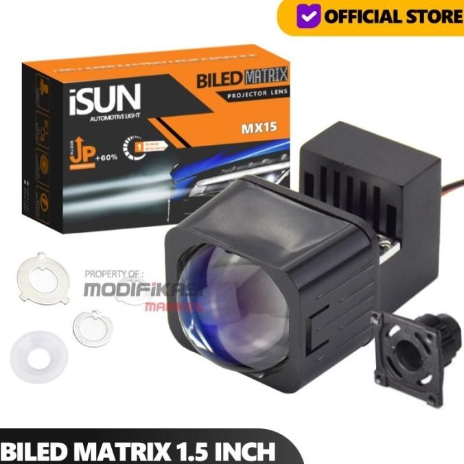 BILED Matrix iSUN MX15 Matrix X1 Mini Projector 1.5 Inch Flat-Cut Off