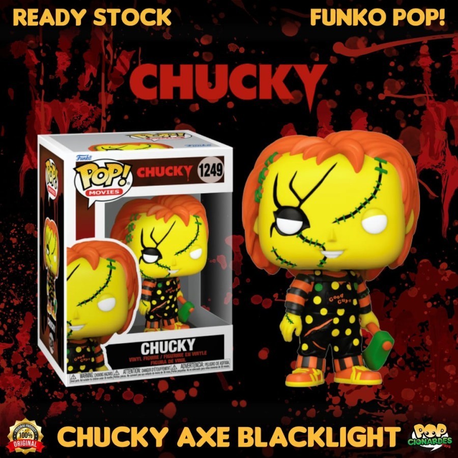 Funko POP Movies - Bride of Chucky - Chucky Blacklight #1249