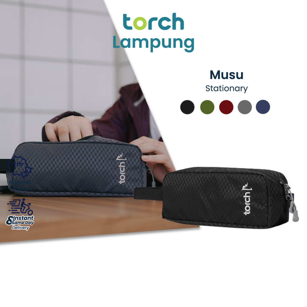

TORCH Musu Pouch Alat Tulis Perlengkapan Sekolah Kosmetik Tempat Pensil Souvenir Anti Air - Packing Organizer Pouch