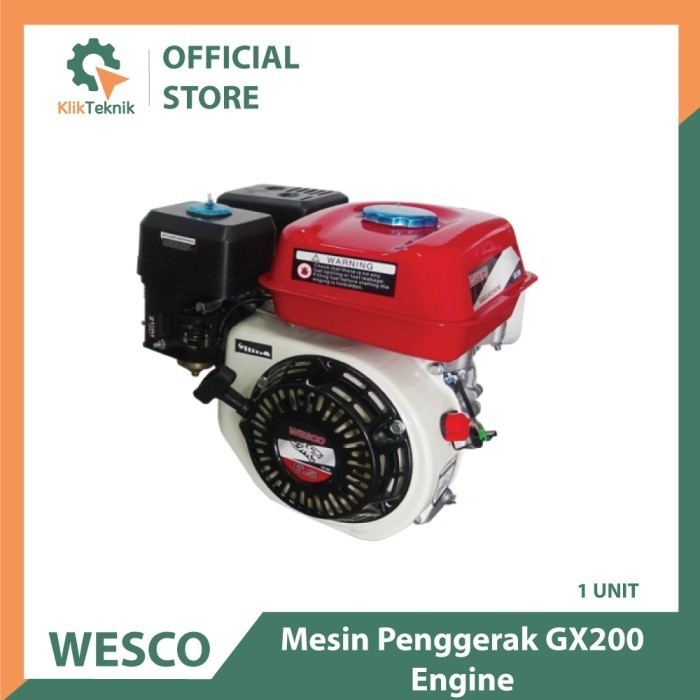 Mesin Penggerak Wesco GX200 - Engine