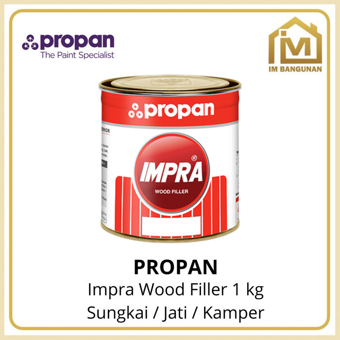 Dempul Kayu Impra 1 Kg / Wood Filler Impra Jati / Sungkai / Kamper