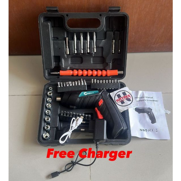 Original Mailtank Sh210 Bor Obeng Baterai Multifungsi Cordless Screwdriver Cas