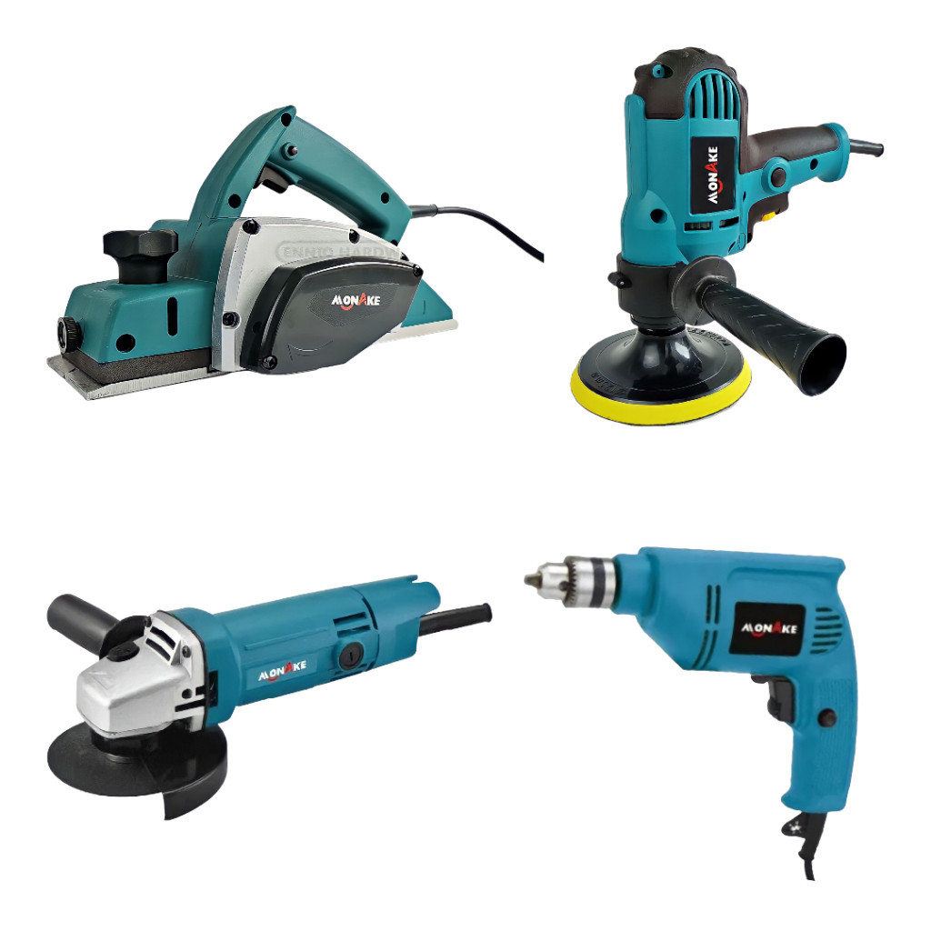 Original Paket Mesin Tukang Kayu Lengkap Murah  4 Item - Monake Lengkap Mesin Serut Kayu + Mesin