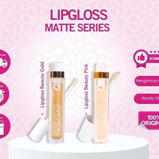 Drw Skincare Lipgloss Beauty (Pink,Gold)