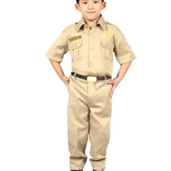 Baju Pns Anak Seragam Pns Anak Kostum Pegawai Negri Anak Profesi Asn