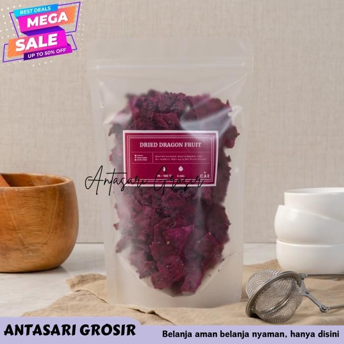 

DRIED DRAGON FRUIT BUAH NAGA KERING IRIS FRUIT ORGANIK 250 GR - 1 KG - 250 GRAM PRODUK PILIHAN!!