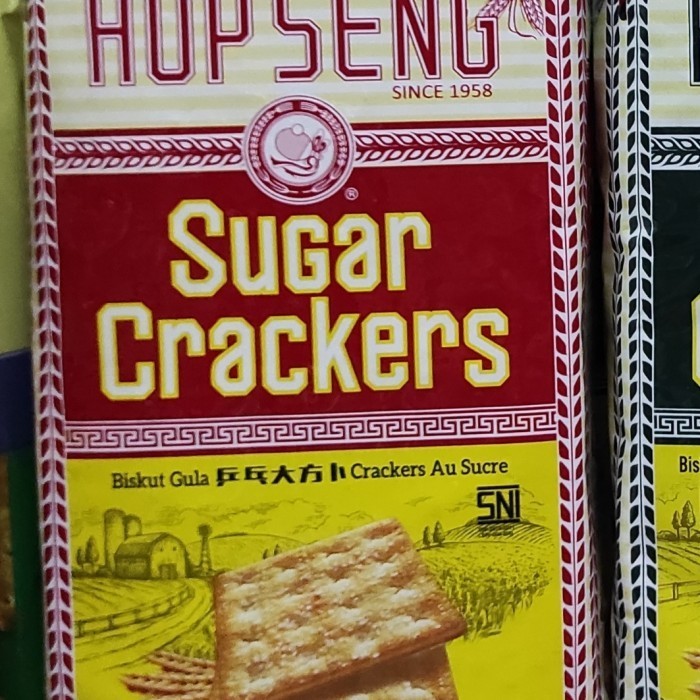 

BERGARANSI Hup Seng Hupseng Cream Crackers Polos Sayur 428 gram