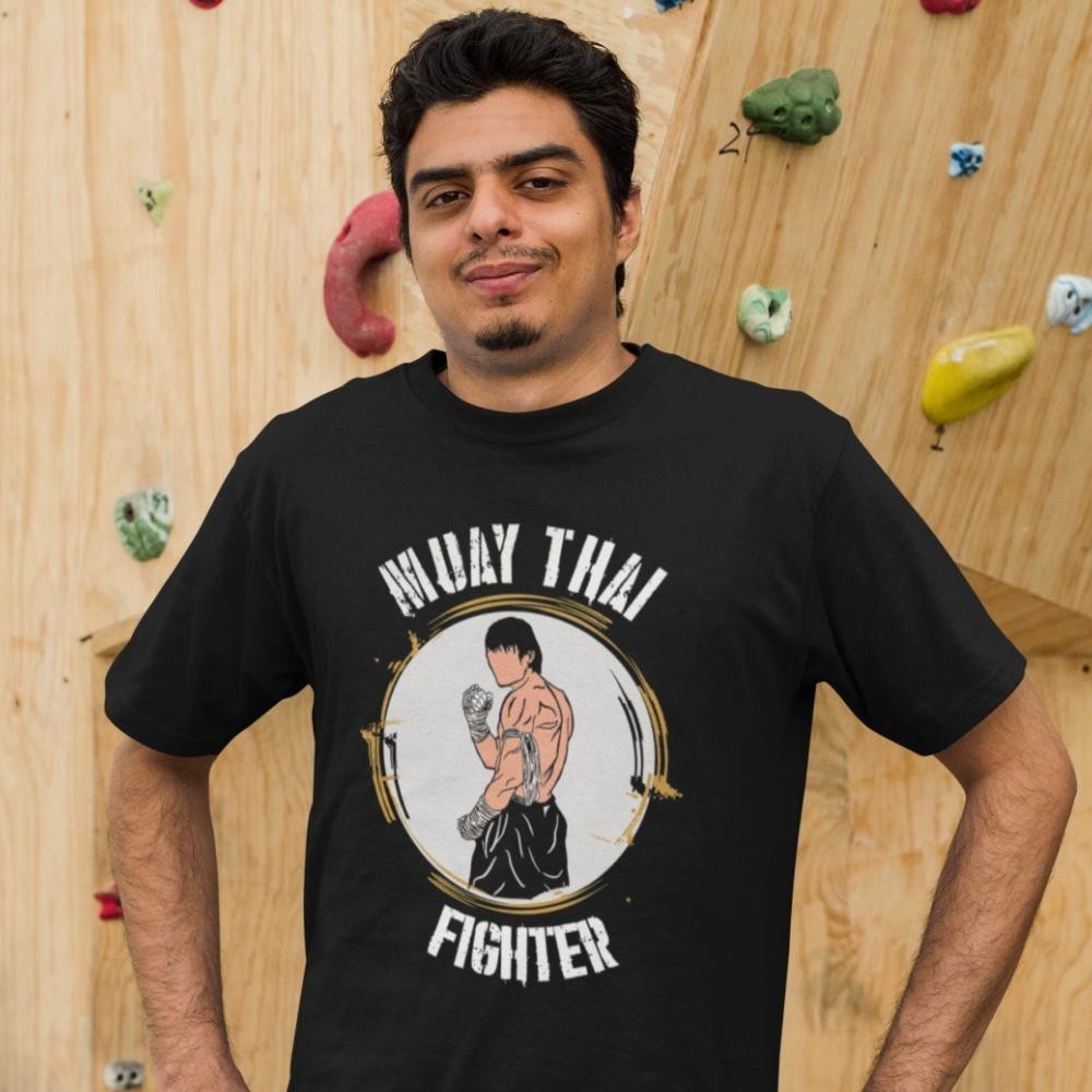 ready BA206 Kaos Tema Beladiri MuayThai Fighter - Versi2 Fighter TERLARIS