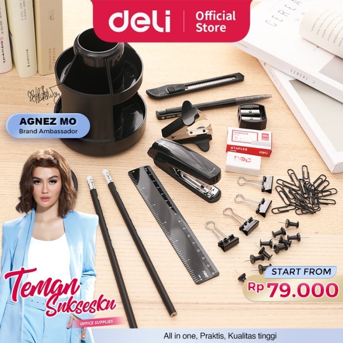 

Deli Set Alat Tulis Kantor ATK / Stationary Set Hemat Lengkap E38250A
