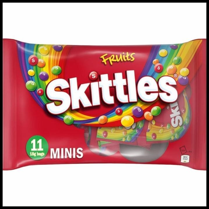 

Skittles Original Fun Size Bag Isi 10 - 150Gram Snack Import