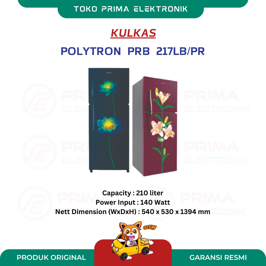 POLYTRON KULKAS PRB 217LB/PR