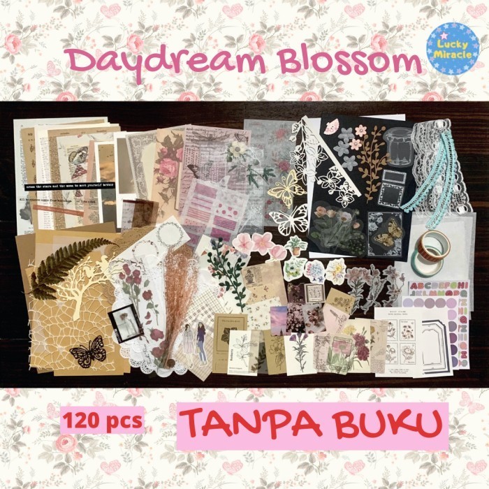 

Ready Journal Kit Flower Set Scrapbook Kit Journaling Kit Ephemera Journal