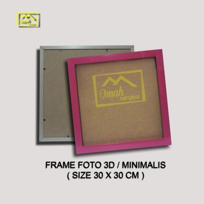 

Ready Frame/Bingkai Foto 3Dimensi Scrapbook 30X30Cm