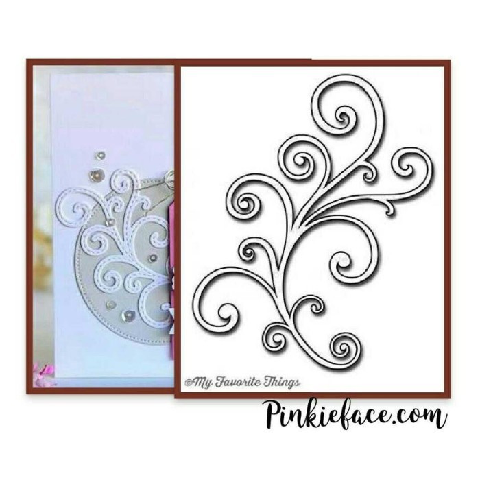 

Ready *Dies Scrapbook Fancy Flourish / Cetakan Pisau Pon Ulir