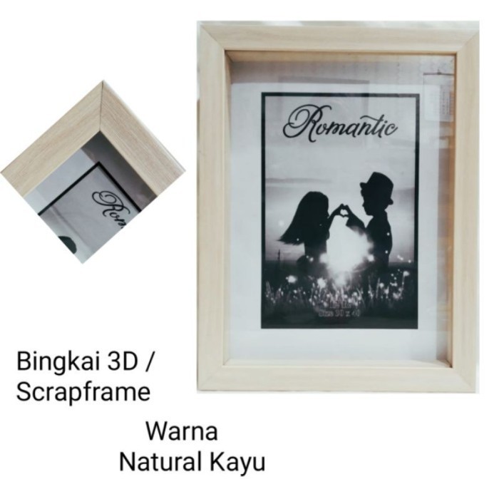 

Ready Bingkai Frame Pigura 12R 30X40 Scrapbook 3D