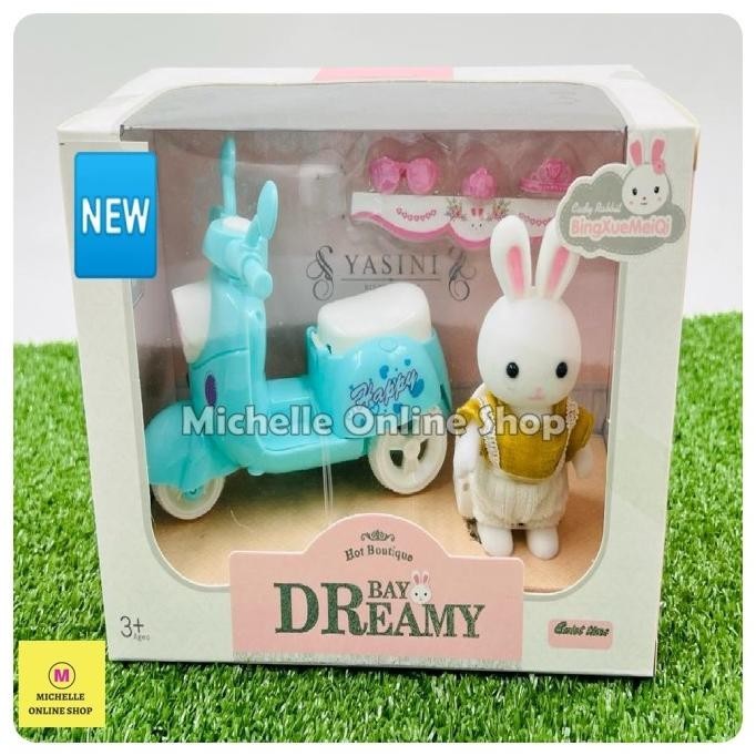 Terbaru Mainan Anak Mainan Rumah Rumahan Playhouse Boneka Kelinci HFS