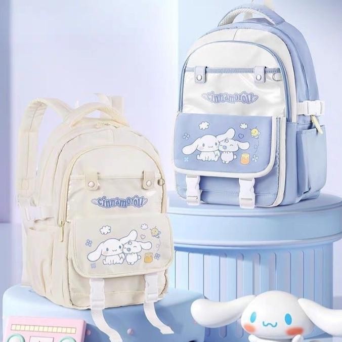 Tas Sekolah Import Cinnamoroll / Tas Import Sanrio / Ransel Cinnamoroll / Tas Sekolah Cinnamoroll / 