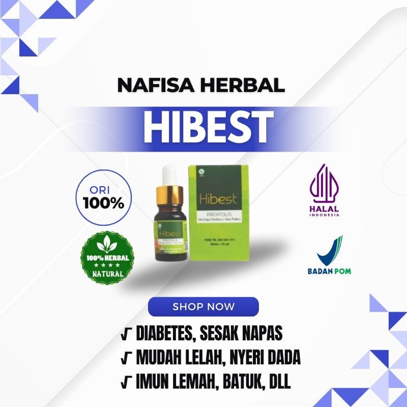 HIBEST PROPOLIS OBAT HERBAL UNTUK HIPERTENSI DIABETES DAN KOLESTEROL