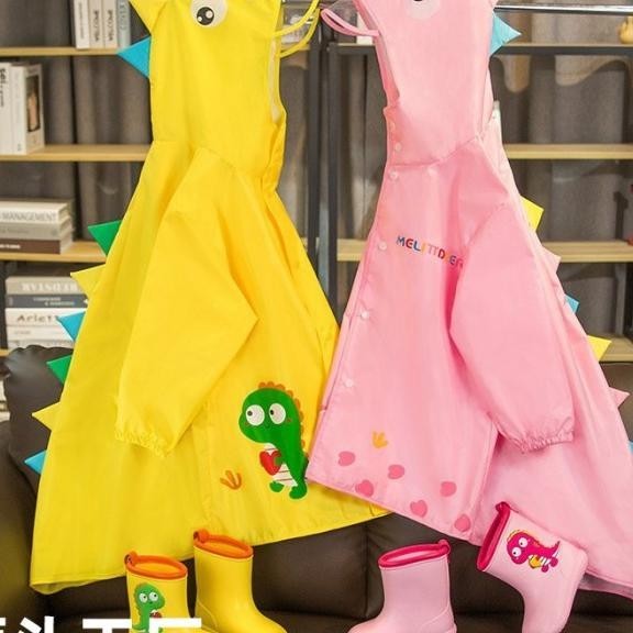 Jas Hujan Dino Anak/ Raincoat Dino Anak/ Kids Raincoat Dino