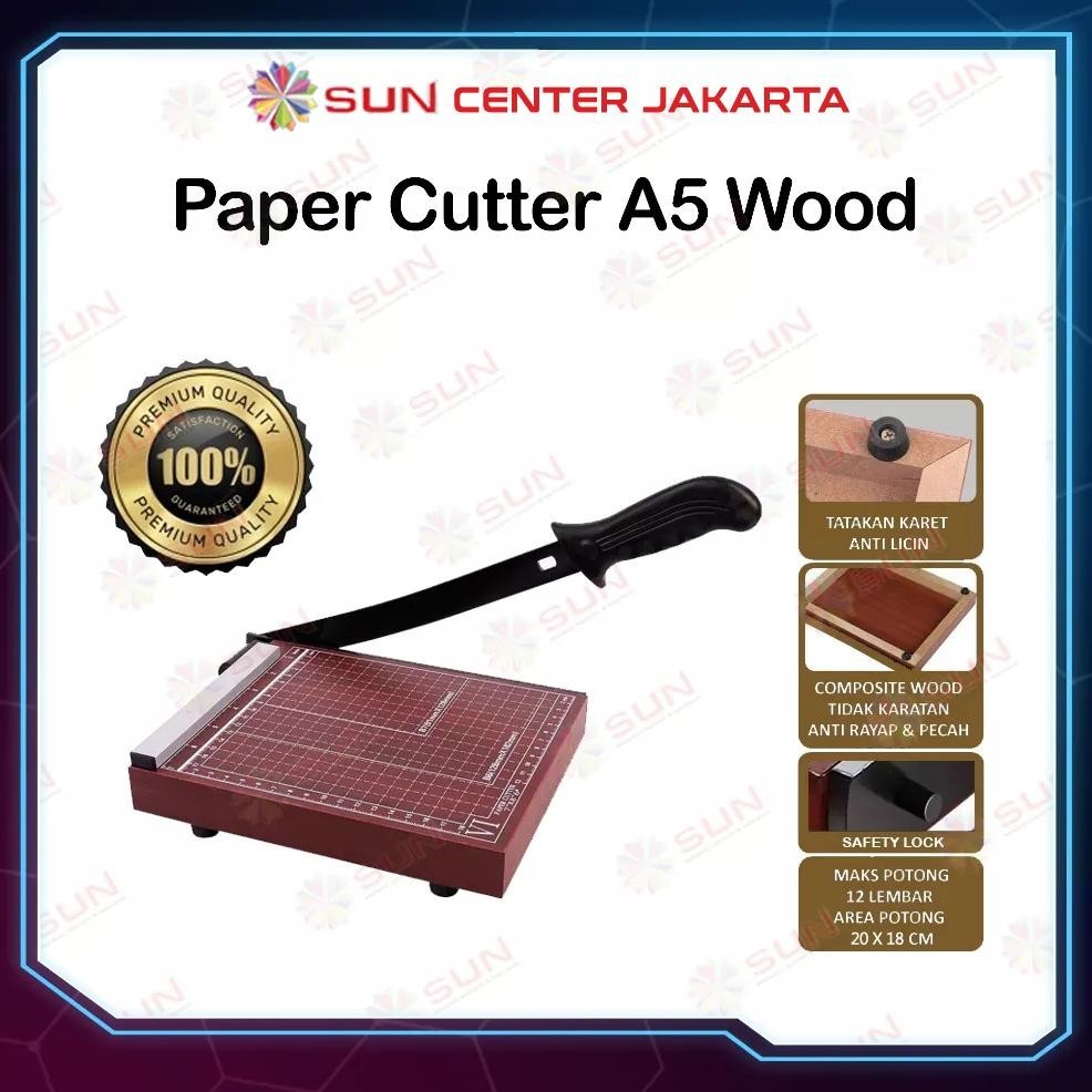 

vb-8 Paper Cutter Mini A5 ( Alat Potong Kertas / Mesin Pemotong Kertas HVS, Sticker, Dos, PVC ID Card, Yellow Board, Art Paper, Vinyl, Bontax Camel, Kertas Photo Glossy Silky ) Murah