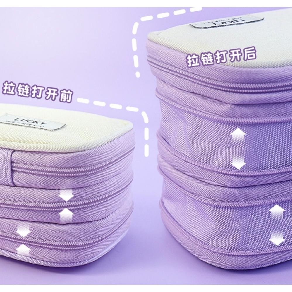 

dgf-4 TXS20 Korean Pen Pencil Case Super Tebal Tinggi Lucky Kotak Tempat Pensil Box KTM Premium