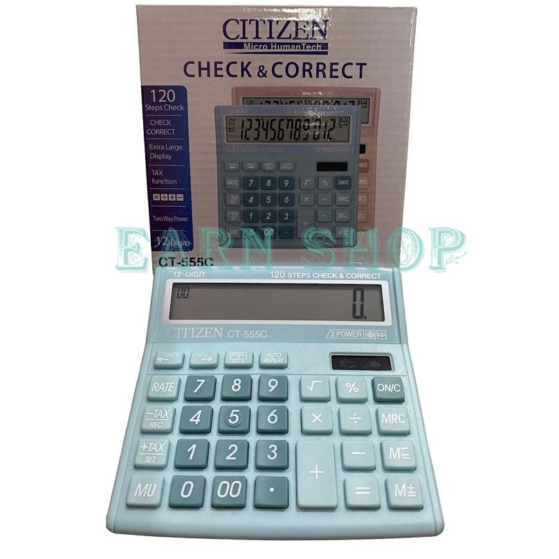 

TC21 KALKUKATOR FANCY WARNA WARNI CITIZEN CT 555C CT-555C CT555 Premium