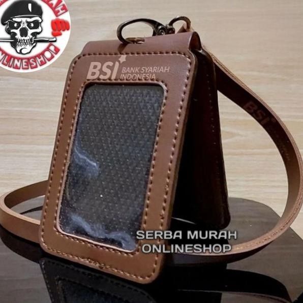 

Id Card Holder Tali Lanyard Name Tag Logo Bsi El Lipat