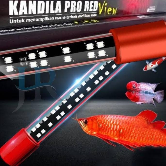 Lampu LED aquarium Kandila pro red view arwana louhan koki 100 120 cm
