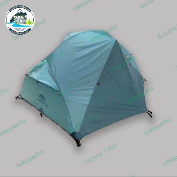 {DianShop} Tenda TAMBORA 2 Bigadventure / tenda alloy ANTI BADAI 2-3p - Blue Army - Reborn Blue Limi