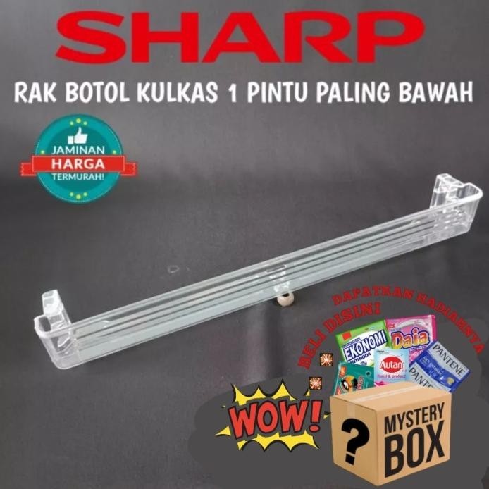 RAK BOTOL KULKAS SHARP 1 PINTU BAGIAN BAWAH ORIGINAL TERMURAH SJ-N191