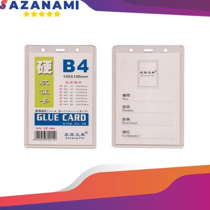 

Update GLUE CARD B4 155 X 106MM ISI 20 PCS CARD CASE ID CARD HOLDER saz4 Buru Order