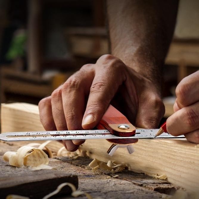 

Speed Square Ggaris Sudut Siku Carter Profesional Adjustable 360 Derajat Presisi Tinggi