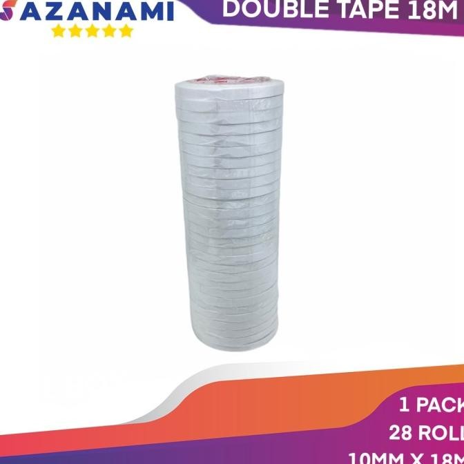 

Terbaru DOUBLE TAPE 10MM x 18 METER DOUBLETAPE KERTAS PUTIH SAZANAMI ISI 28ROL saz4 Murah