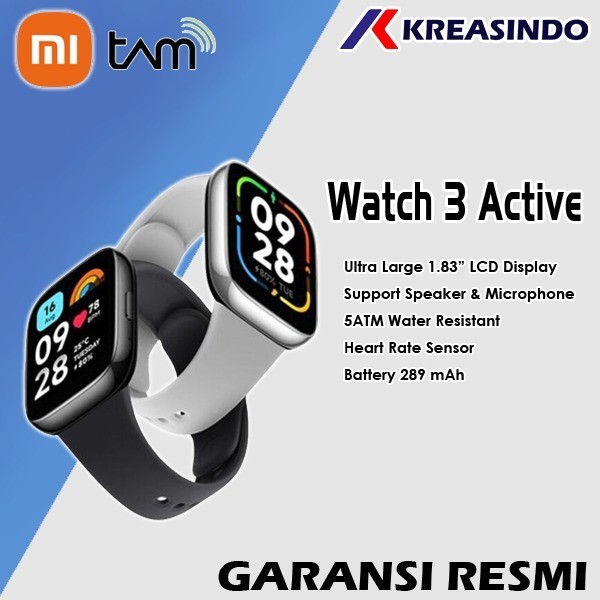 Xiaomi Redmi Watch 3 Active Smartwatch Garansi Resmi