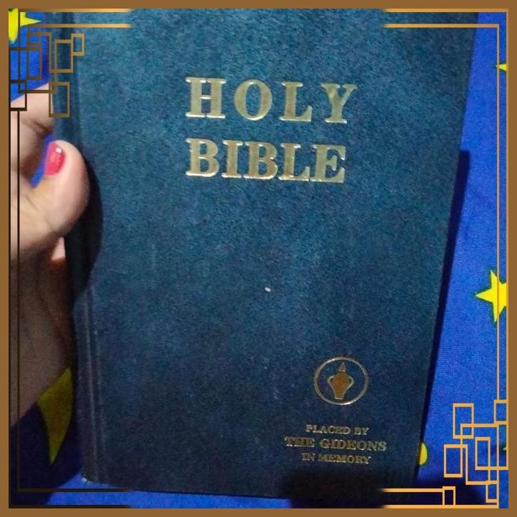 [SCAF] holy Bible the gideons