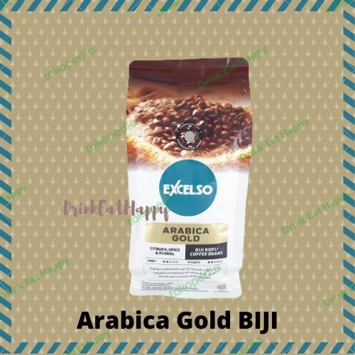 

Excelso Arabica Gold 200Gr Kopi Bubuk Biji 200 Gram