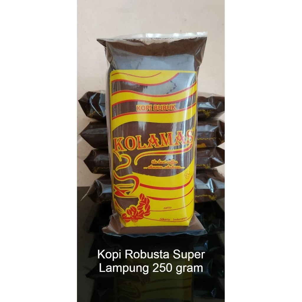 

Kopi Robusta Super Lampung Netto 250 Gram